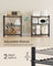 Storage Shelving Unit - Open with Multiple Tiers - Matte Black - 60 x 30 x 77.5 cm