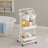 3 Tiers Mobile Trolley - 13L - Steel - Rolling Cart