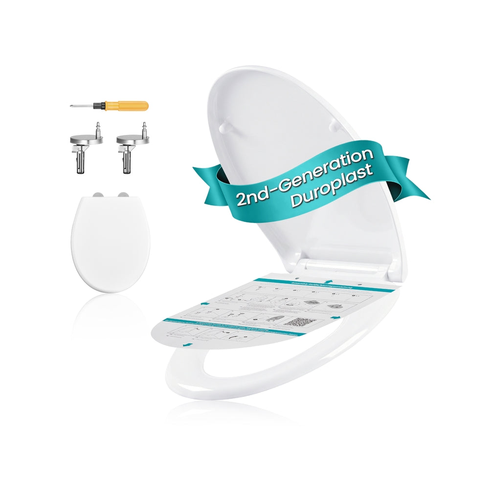 O-Shaped Heavy-Duty Toilet Seat - 17.5L - Duroplast
