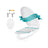 O-Shaped Heavy-Duty Toilet Seat - 17.5L - Duroplast