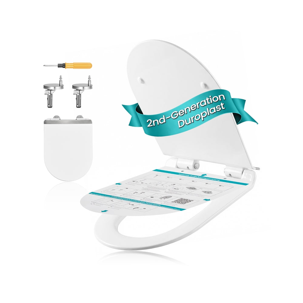 O-Shaped Heavy-Duty Toilet Seat - 17.5L - Duroplast