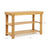 Bamboo Shoe Bench - 3-Tier Storage Organizer - Solid Bamboo - Natural - Compact Dimensions
