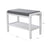 Shoe Bench - Bamboo - White - With Cushion and Storage