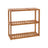 Adjustable Bamboo Storage Shelf - Natural - 3-Tier Design for Bathroom