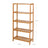 Bamboo Storage Shelf - 5-Tier - Natural - Multi-Purpose for Hallway