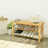 Bamboo Shoe Bench - Natural Bamboo - Neutral