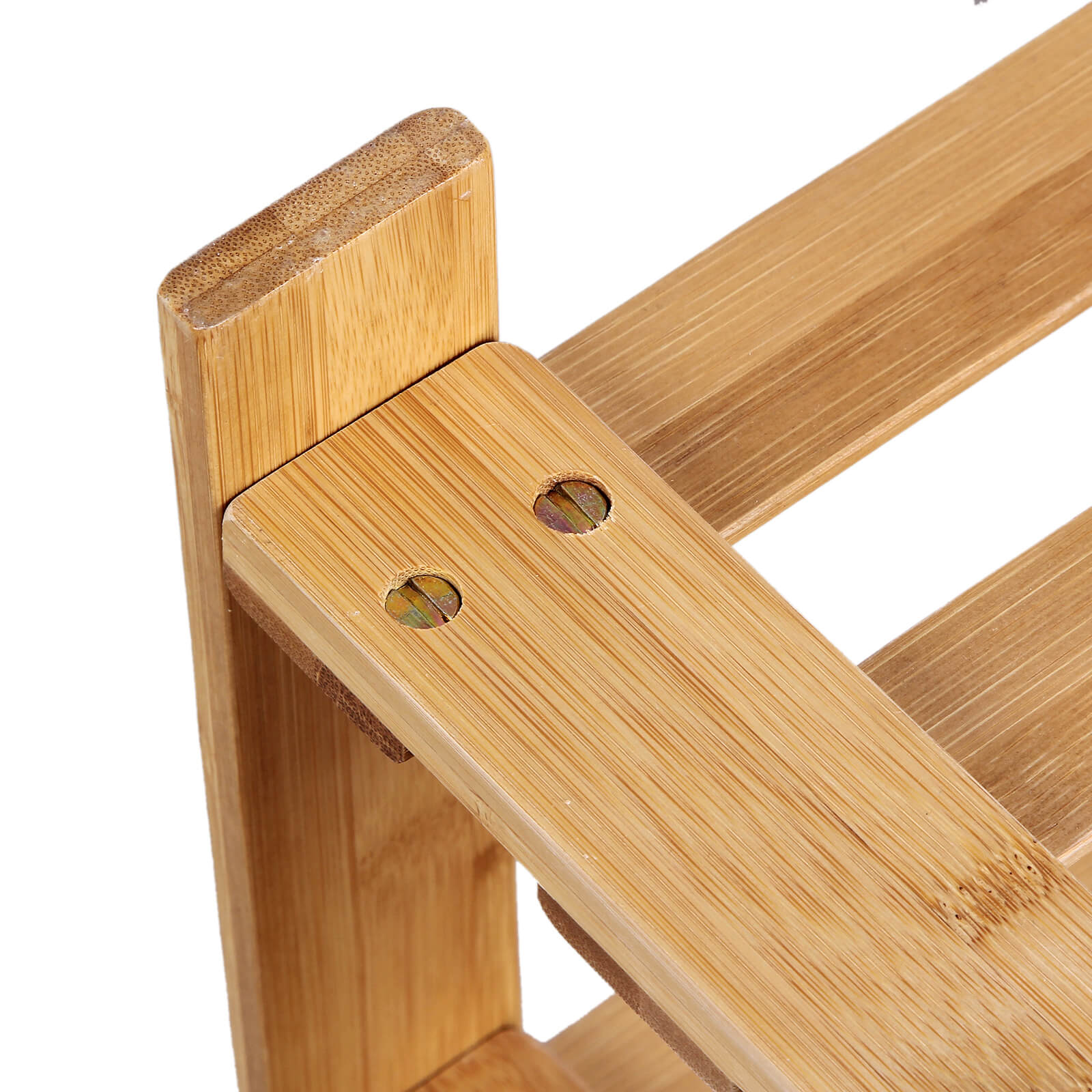Bamboo Shoe Bench - Natural Bamboo - Neutral