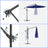 Cantilever Patio Umbrella - Fabric - Red - Solar-Powered LED Lights