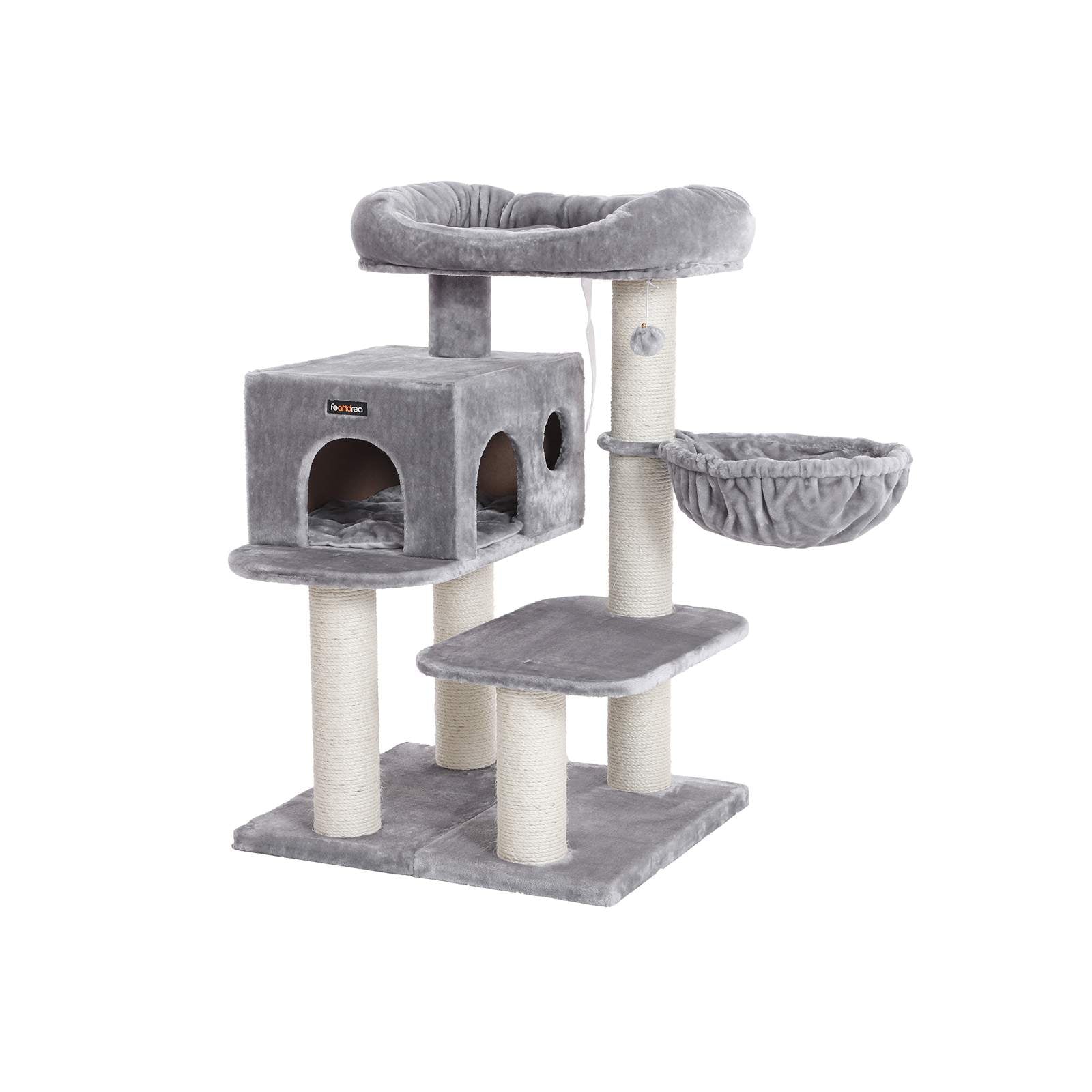 Cat Condo - Beige - Sisal & Plush