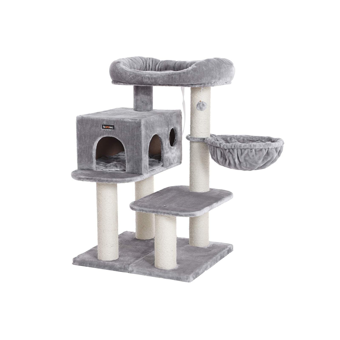 Cat Condo - Beige - Sisal & Plush
