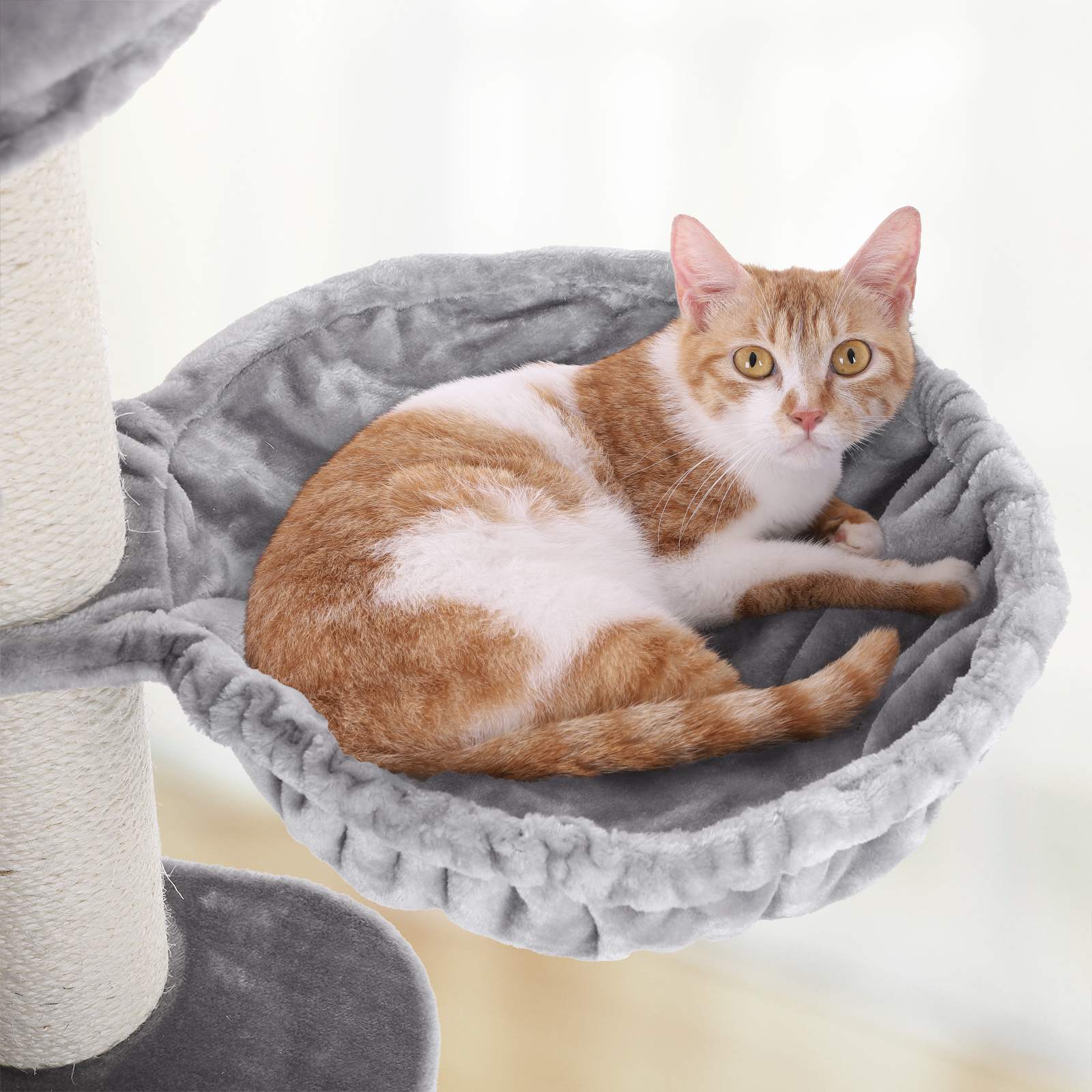 Cat Condo - Beige - Sisal & Plush