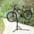 Bike Repair Stand - Aluminium - Black - Adjustable and Portable with Magnetic Tool Tray