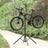 Bike Repair Stand - Steel - Black - Portable with Magnetic Tool Tray
