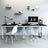 Computer Desk - Wood - Black - Spacious Desktop for Better Organization
