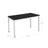 Computer Desk - Wood - Black - Spacious Desktop for Better Organization
