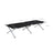 Folding Camping Bed - Metal - Black - TÜV Rheinland Tested 260 kg Load Capacity