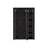Folding Fabric Wardrobe - Fabric - Black - Extra Large Design 175 x 110 x 45 cm