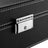 Watch Storage Box - Wood - Black - Lockable with Mirror and Cufflink Compartment for 8 Watches