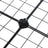 Storage Rack - Metal Wire - Black - Interlocking Design with Plastic Sheets