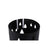Round Umbrella Stand - Metal - Black - With Hooks and Drip Tray