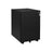 Mobile File Cabinet - Steel - Black - Lockable with Suspension File Hanging Rails