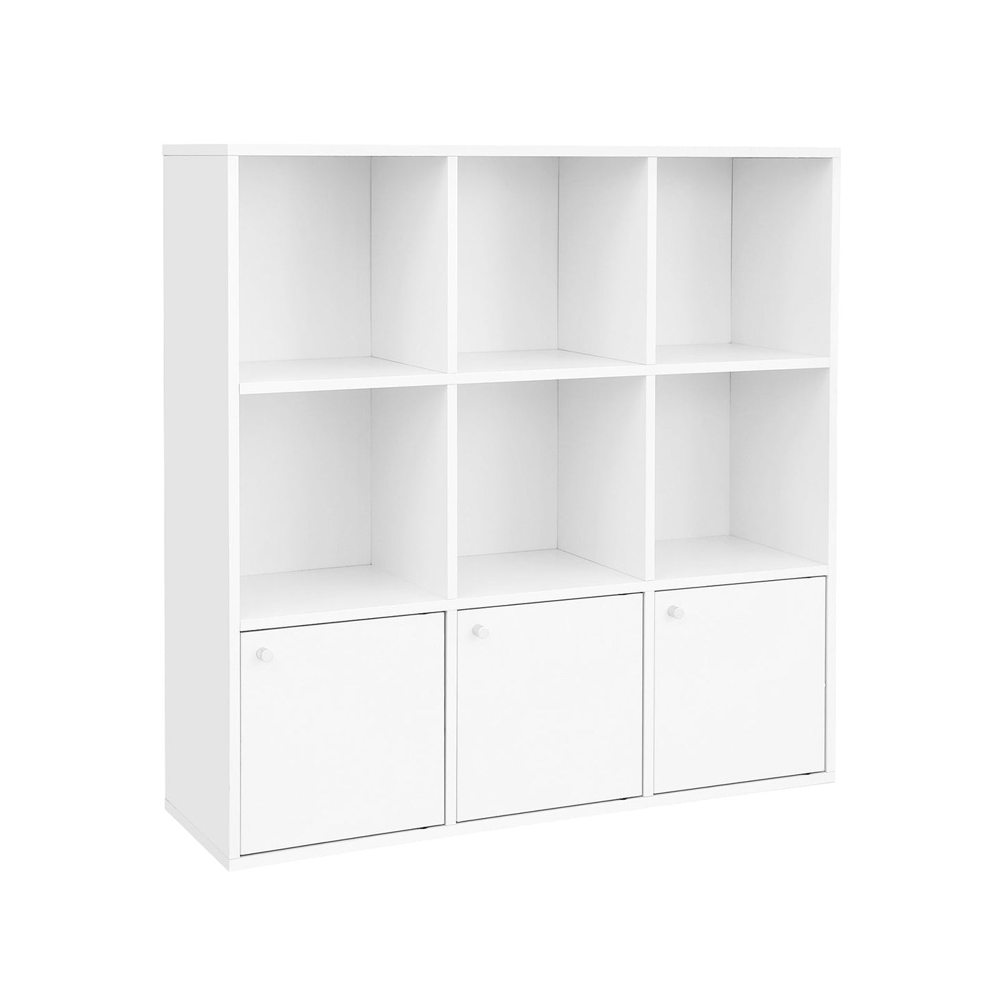 Bookcase - White - Wooden