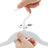 Pants Hangers - Velvet - White - Adjustable Clips