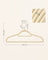 Velvet Hangers - Velvet - Beige - Space-Saving