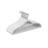 Ultra Thin Velvet Hangers - Velvet - Black - Space Saving Non-Slip Design with Tie Organizer and 360 Degree Swivel Hook