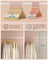 Set of 50 Velvet Hangers - Velvet - Pink and Rose Gold - 360° Swivel Hooks