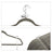 50 Velvet Non-Slip Coat Hangers - Grey - Durable Thin Design with 360° Swivel Hooks