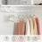 Set of 20 Velvet Hangers - 360° Swivel Hooks - White - Thin and Durable