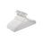 Set of 30 Velvet Hangers - 360° Swivel Hooks - White
