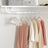 Set of 30 Velvet Hangers - 360° Swivel Hooks - White