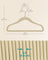 Velvet Baby Hangers - Pack of 50 - Sand Beige - Non-Slip Design