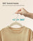 Velvet Baby Hangers - Pack of 50 - Sand Beige - Non-Slip Design
