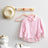 Baby Hangers - Velvet - Light Pink - Pack of 50 with Rose Gold Hooks
