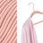 Baby Hangers - Velvet - Light Pink - Pack of 50 with Rose Gold Hooks