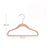 Baby Hangers - Velvet - Light Pink - Pack of 50 with Rose Gold Hooks