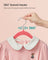 Pack of 50 Velvet Baby Hangers - Velvet - Strawberry Red - Non-Slip Design with Rose Gold Hooks