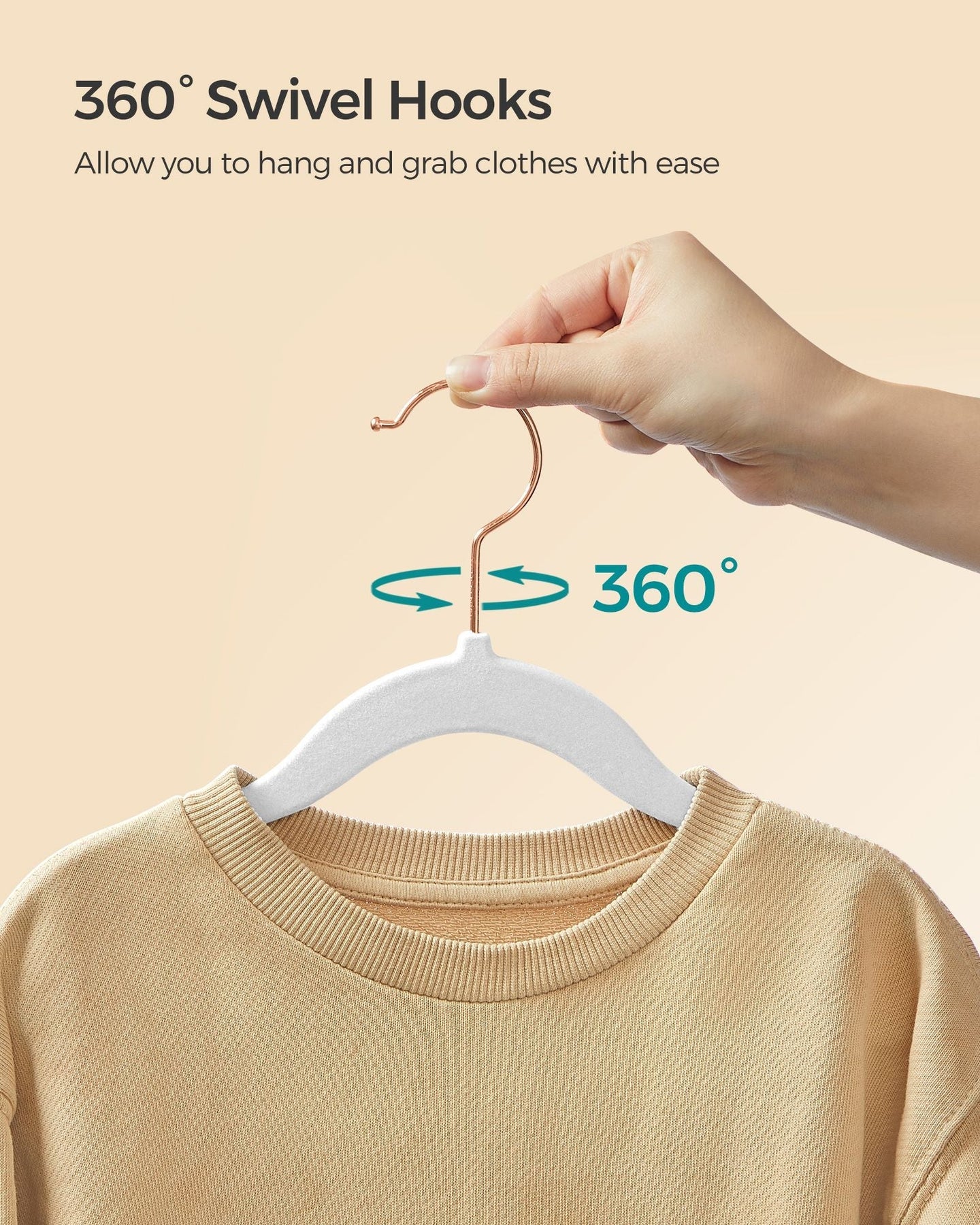 Pack of 30 Velvet Baby Hangers - Velvet - Cloud White - Non-Slip Design