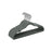 Velvet Coat Hangers - Velvet - Dove Gray - Non-Slip with Shoulder Notches and Trouser Bar