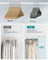 Velvet Coat Hangers - Velvet - Dove Gray - Non-Slip with Shoulder Notches and Trouser Bar