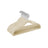 30-Pack Velvet Hangers - Sand Beige - Non-Slip Design with Shoulder Notches and Trouser Bar