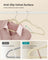 Velvet Hangers - 50-Pack - Sand Beige - Non-Slip Design with 360° Swivel Hook