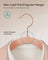 Clothes Hangers - Velvet - Black - Non-Slip with Shoulder Notches and Trouser Bar
