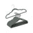 30-Pack Velvet Hangers - Velvet - Grey - Non-Slip with Shoulder Notches and Trouser Bar