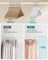 50-Pack Velvet Hangers - Classic White - Non-Slip Design with 360° Swivel Hook and Trouser Bar
