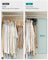 Set of 20 Velvet Hangers - Velvet - Black - Adjustable Clips