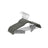 Set of 10 Velvet Hangers - Velvet - Grey - Adjustable Clips